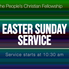 PCF Easter Sunday Service
